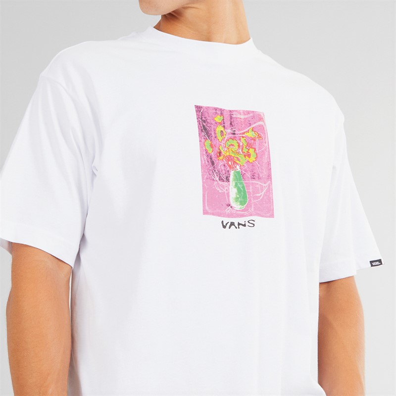 Vans Mens Decor Graphic T-Shirt White
