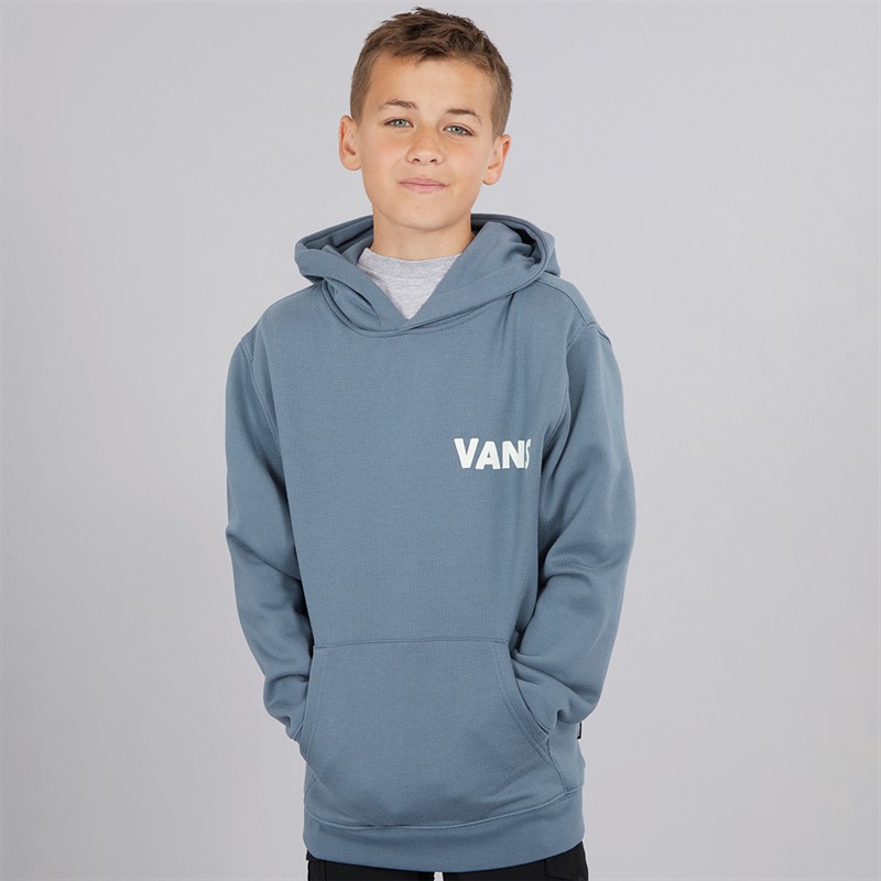 Vans Junior Boys Headwaves Loose Fit Hoodie Stormy Weather