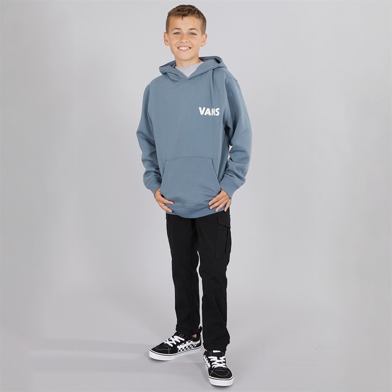 Vans Junior Boys Headwaves Loose Fit Hoodie Stormy Weather
