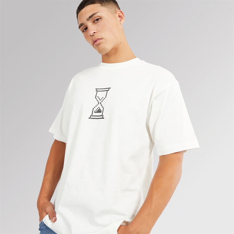 Vans Mens Skate Timez Up T-Shirt Marshmallow