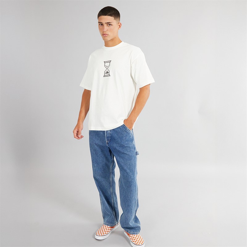 Vans Mens Skate Timez Up T-Shirt Marshmallow