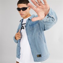 Vans Mens Mcavoy Denim Station Jacket Stonewash/Blue
