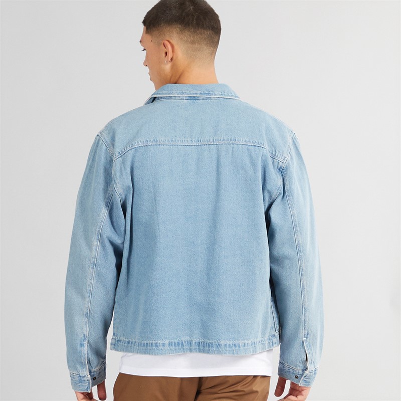Vans Mens Mcavoy Denim Station Jacket Stonewash/Blue