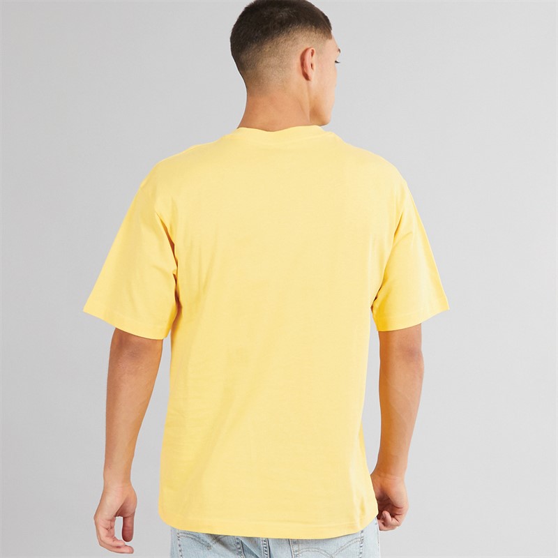 Vans Mens Follow Loose Fit Graphic T-Shirt Banana Cream