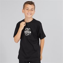 Vans Junior Boys Bone Yard Graphic T-Shirt Black