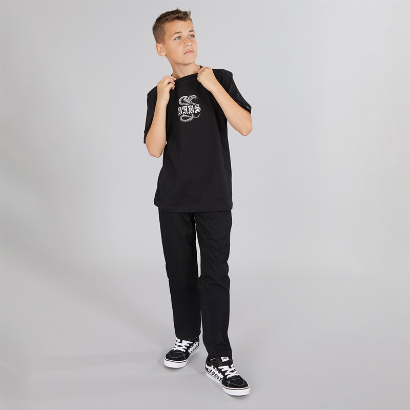 Vans Junior Boys Bone Yard Graphic T-Shirt Black