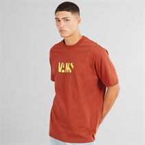 Vans Mens Sombra Loose Fit T-Shirt Red Ochre