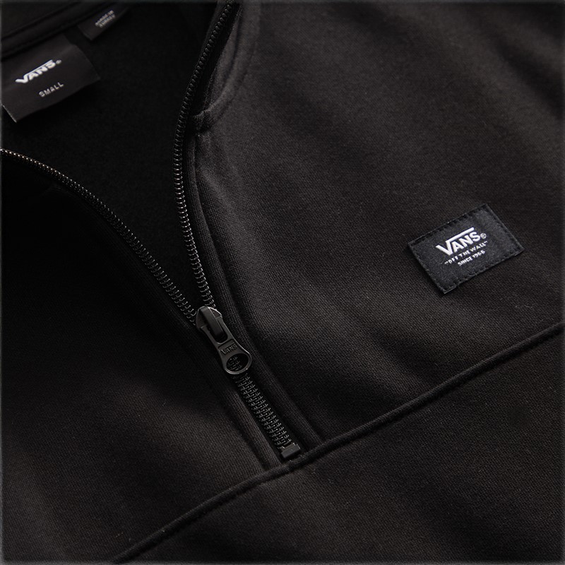 Vans Womens Leighton Mock Neck Fleece Jumper Black