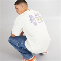 Vans Heren Wafel Stomp Losse Pasvorm Graphic Achterkant T-Shirt Marshmallow