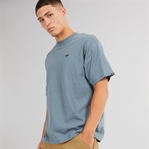 Vans Mens Left Chest Logo Loose Fit T-Shirt Stormy Weather