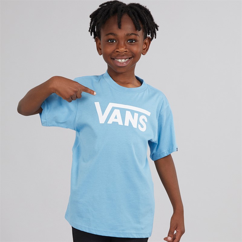 Vans Boys Classic Logo T-Shirt Heritage Blue
