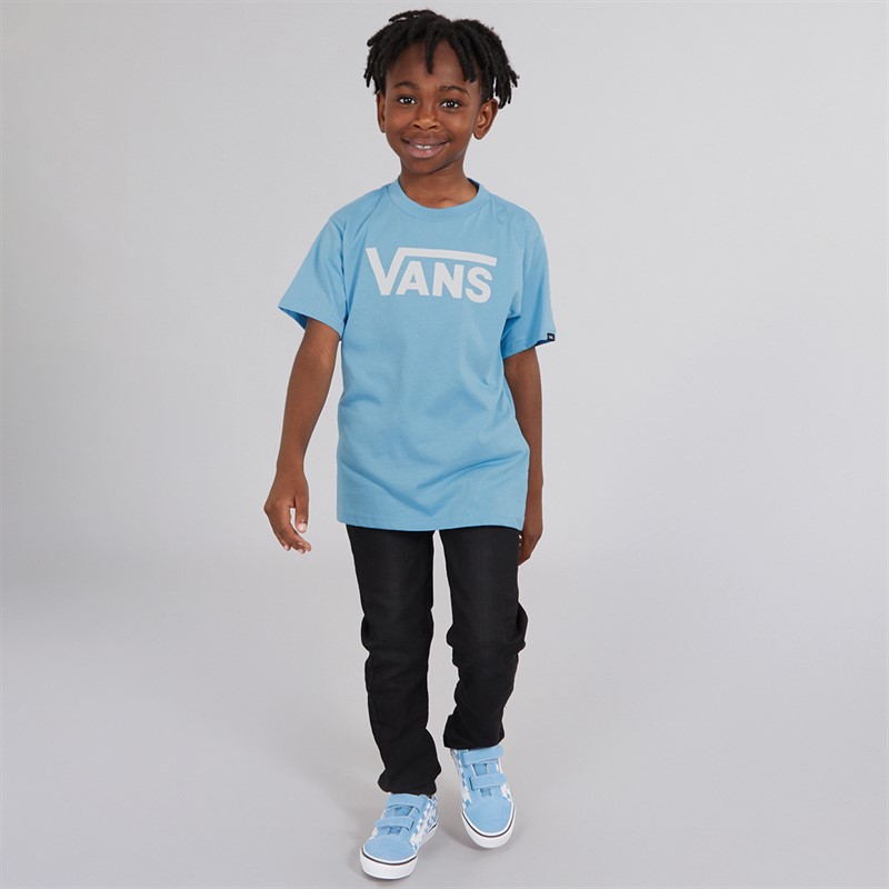 Vans Boys Classic Logo T-Shirt Heritage Blue