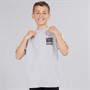 Vans Junior Boys MTE Saberskull Graphic Back T-Shirt Athletic Heather