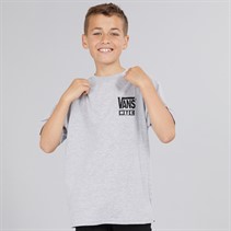 Vans Junior Boys MTE Saberskull Graphic Back T-Shirt Athletic Heather