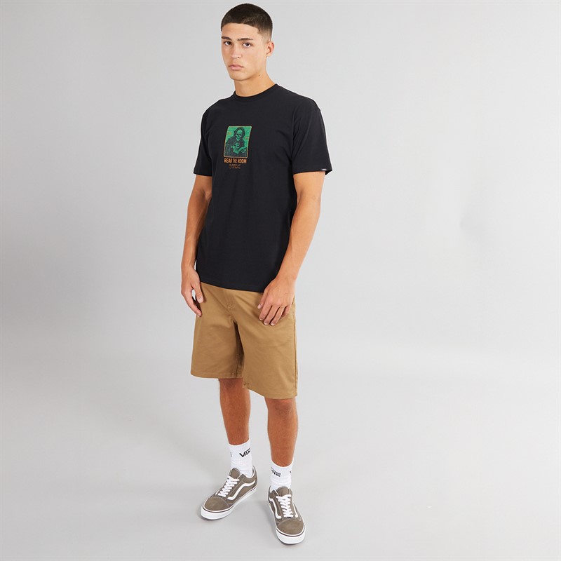 Vans Mens Read The Room Graphic T-Shirt Black