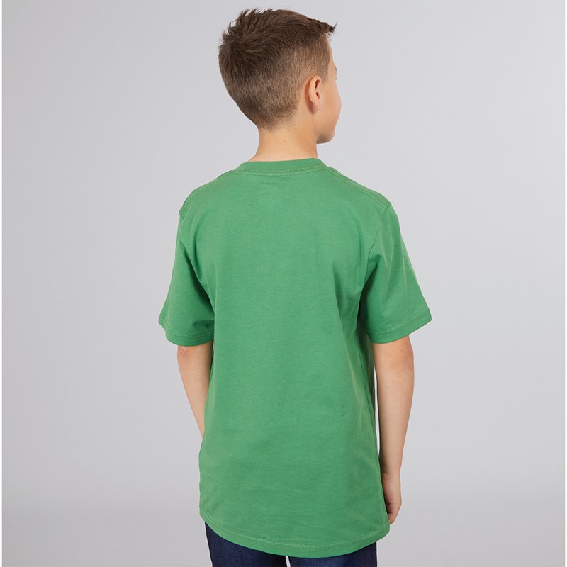 Vans Junior Boys Checker Drop T-Shirt Fairway