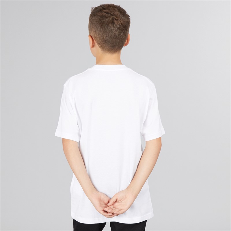 Vans Junior Drenge Pizza Me Grafik T-Shirt Hvid