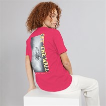 Vans Womens Night Orb Oversized T-Shirt Cherries Jubilee