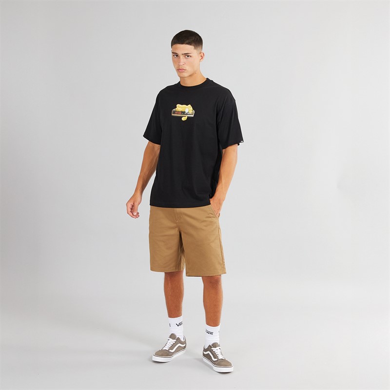 Vans Mens Times Up Graphic T-Shirt Black