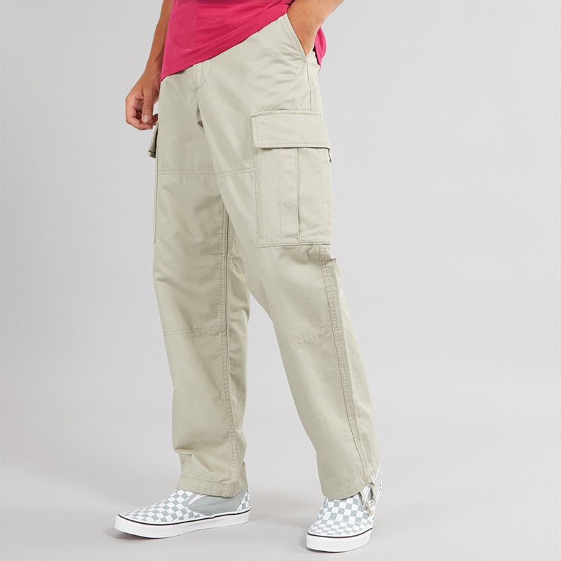 Vans Mens Service Loose Fit Cargo Trousers London Fog