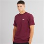 Vans T-shirt Homme Mini Script Bourgogne