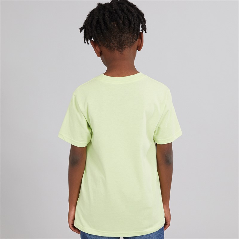 Vans Boys Stacked T-Shirt Shadow Lime