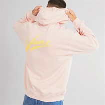 Vans Mens Brush Script II Loose Fit Hoodie Sepia Rose