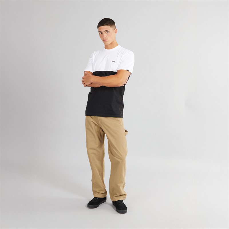 Vans Mens Colorblock T-Shirt Black/White