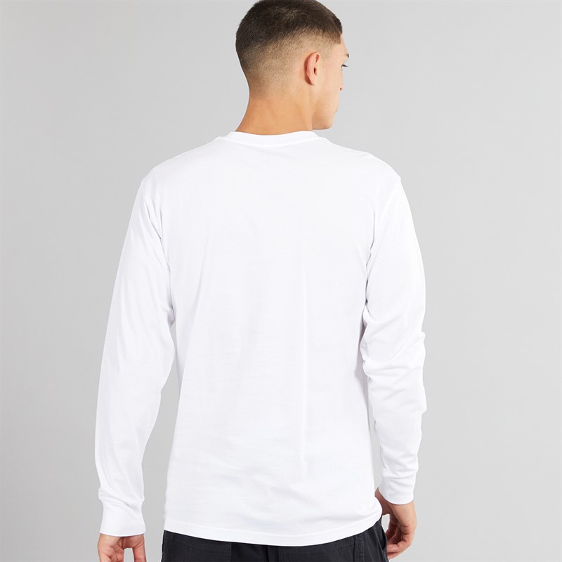 Vans Mens Classic Long Sleeve Top White/Black