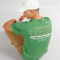 Vans Mens Major Type Graphic Back T-Shirt Fairway