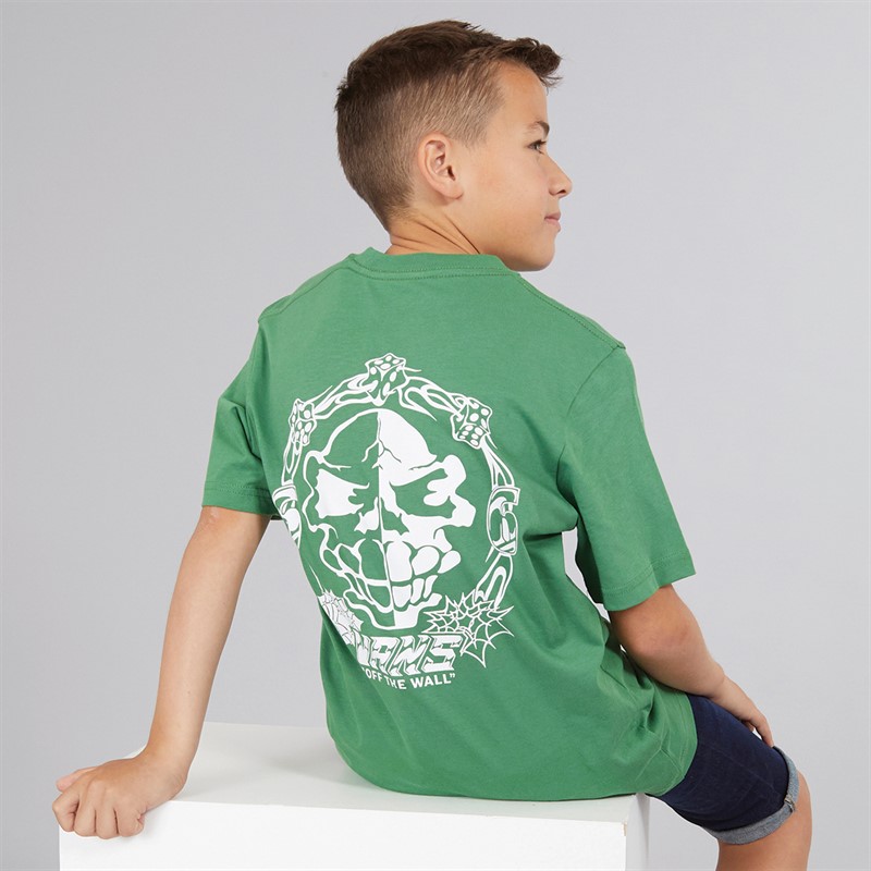 Vans Junior Boys Mister Sinister Graphic Back T-Shirt Fairway