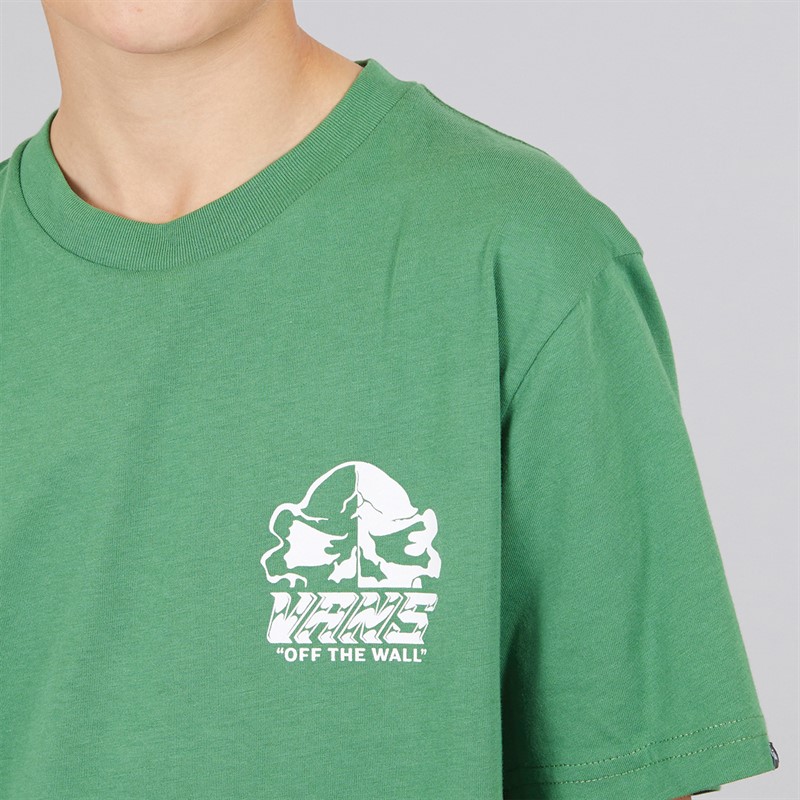 Vans Junior Boys Mister Sinister Graphic Back T-Shirt Fairway