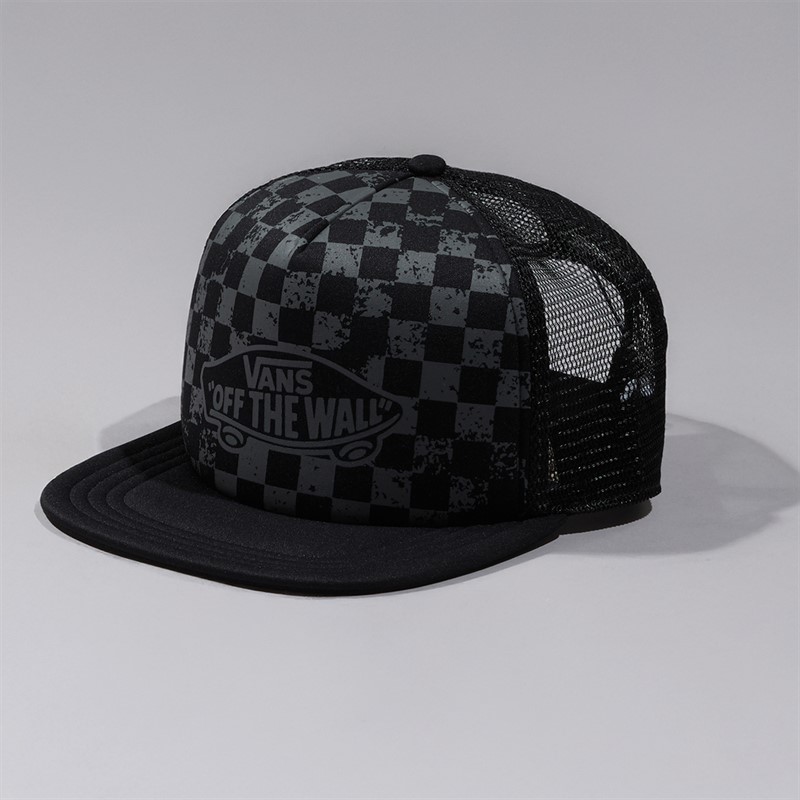 Vans Truly Truckt Trucker Cap Black Checker