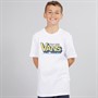 Vans Junior Boys Checker Drop T-Shirt White