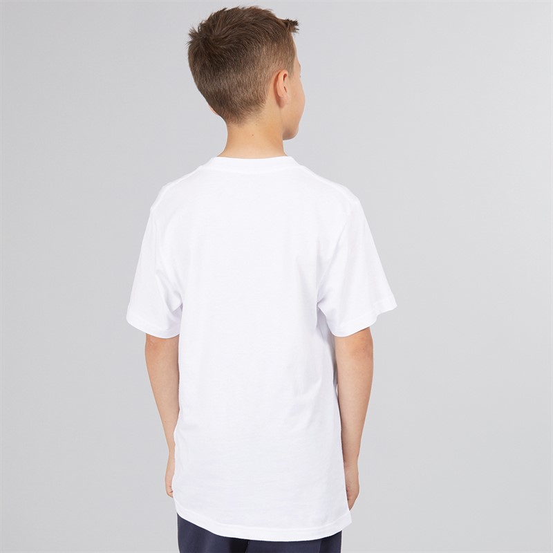 Vans Junior Boys Checker Drop T-Shirt White