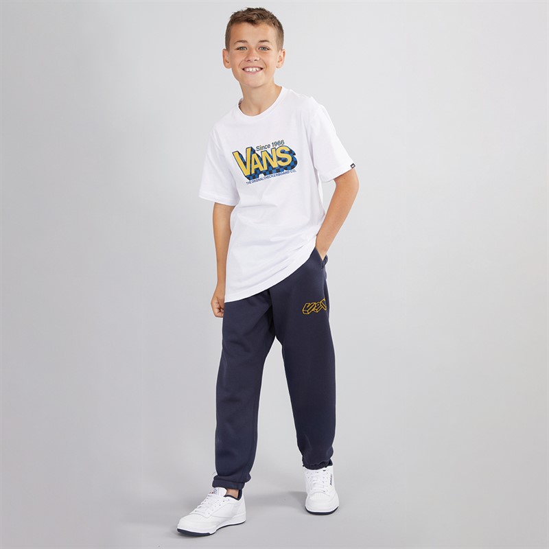 Vans Junior Boys Checker Drop T-Shirt White