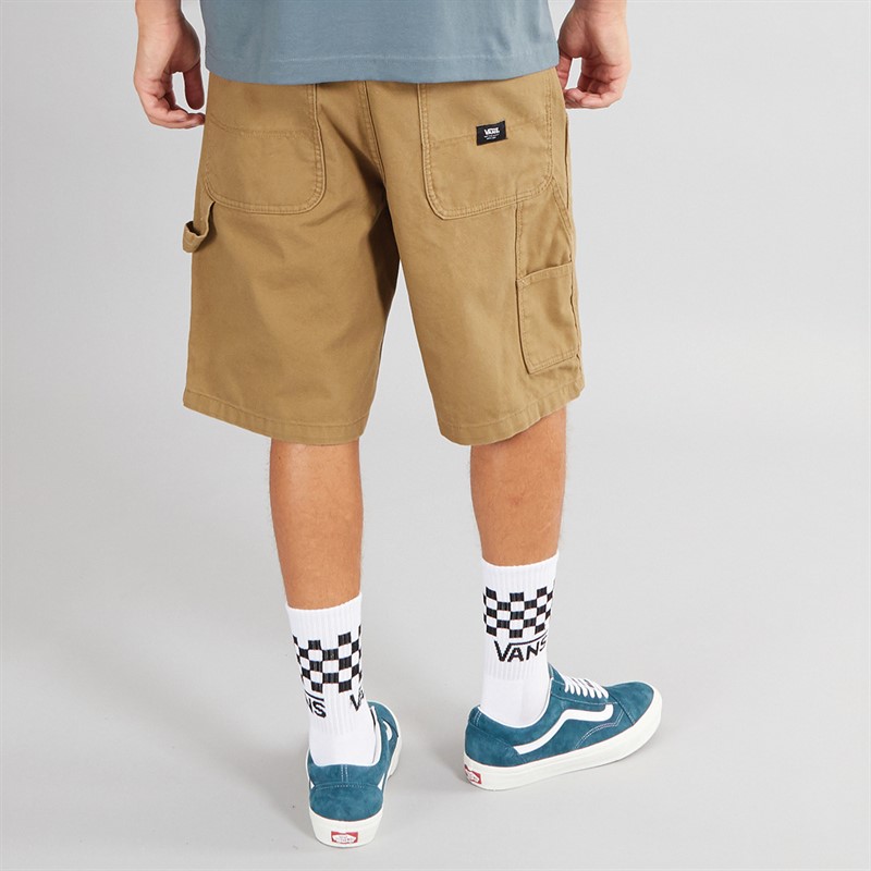 Vans Mens Drill Chore Carpenter Loose Fit Canvas Shorts Dirt