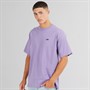 Vans Mens Left Chest Logo Loose Fit T-Shirt Purple Haze
