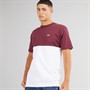 Vans Mens Colorblock T-Shirt White/Port Royale