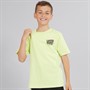 Vans Junior Boys MTE Orb Web Graphic Back T-Shirt Shadow Lime