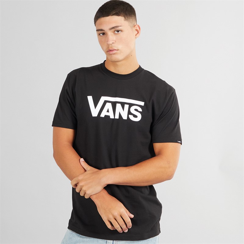 Vans Mens Classic Logo T-Shirt Black/White