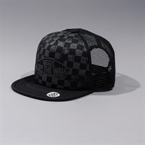 Vans Junior Truly Truckt Trucker Cap Black Checker