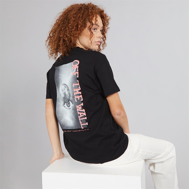 Vans Womens Night Orb Oversized T-Shirt Black