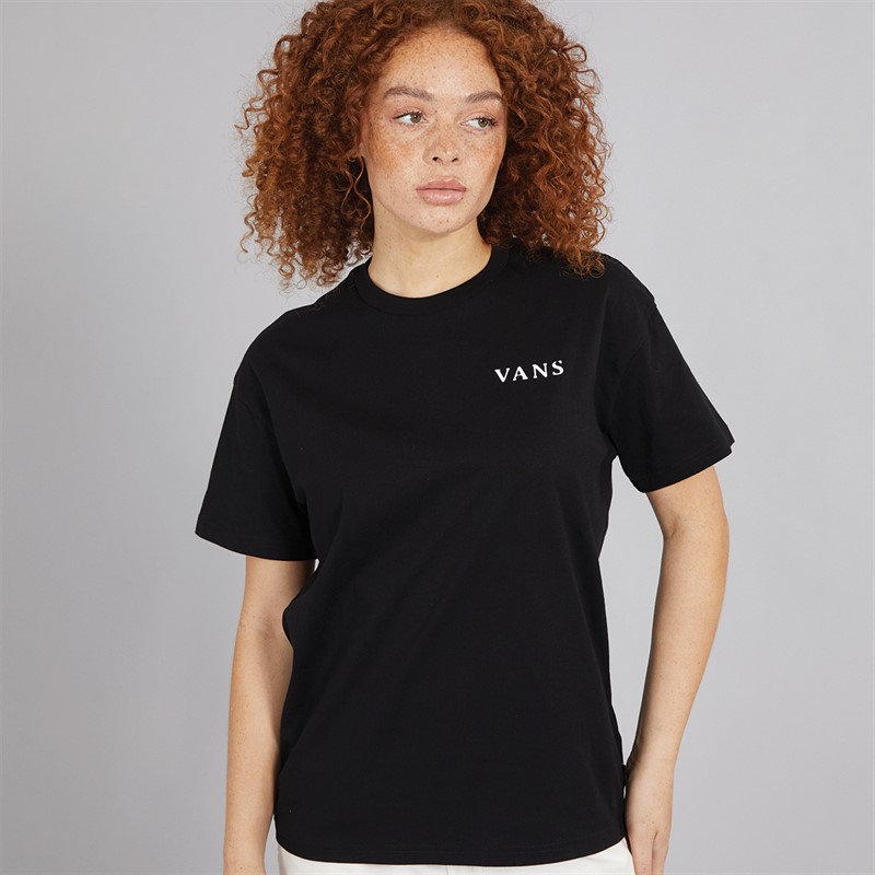 Vans Womens Night Orb Oversized T-Shirt Black