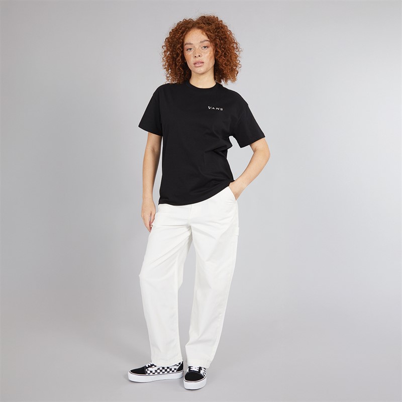 Vans Womens Night Orb Oversized T-Shirt Black