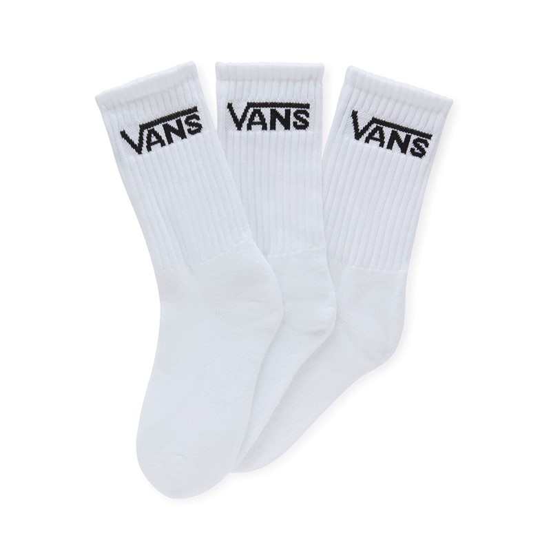 Vans Chaussettes Classiques Enfant lot De Trois Blanches