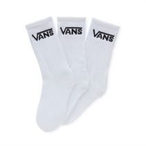 Vans Kids Classic Three Pack Crew Socks White