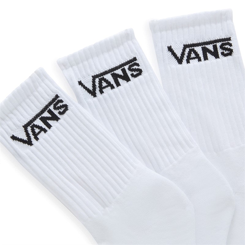 Vans Chaussettes Classiques Enfant lot De Trois Blanches