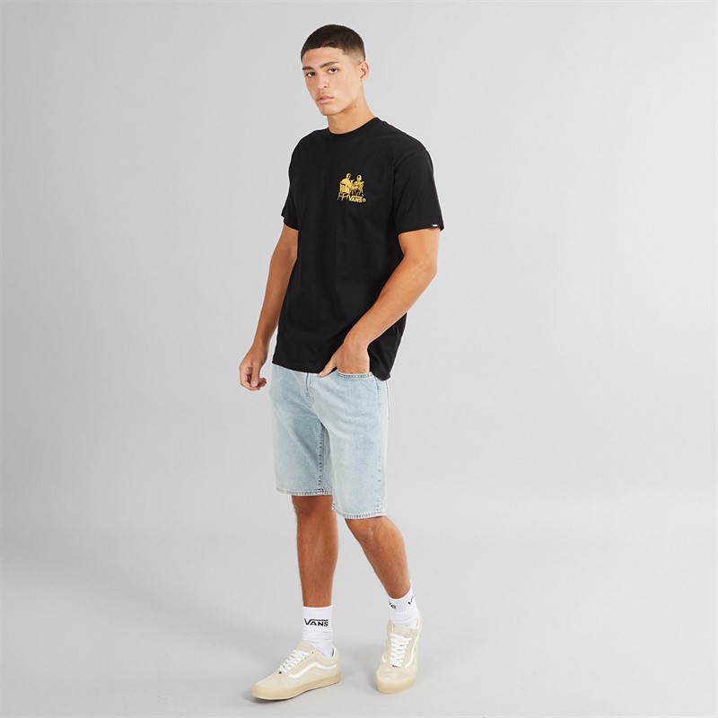 Vans Mens Fine Dining Graphic Back T-Shirt Black