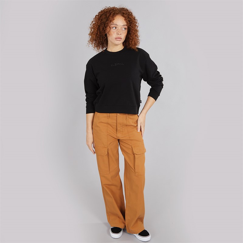 Vans Womens Essential Relaxed Fit Sweatshirt Black